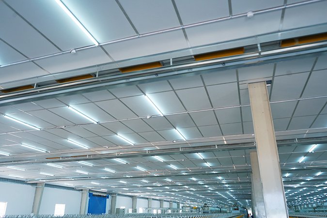 Air Diffusers for Textile Humidification System